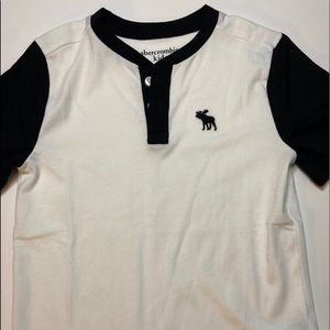 White and black short sleeve